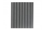 Реечная панель Тимбертекс коэкструзия, цвет серый микс